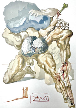 Salvador Dali, Hlle Vii (Michler/Lpsinger 1039-1138; Field 189-200), Die Gttliche Komdie, Signed,