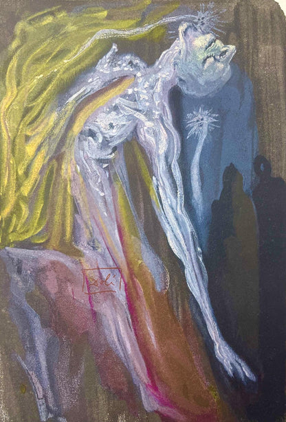 Salvador Dali, Hlle Ix (Michler/Lpsinger 1039-1138; Field 189-200), Die Gttliche Komdie, Signed,