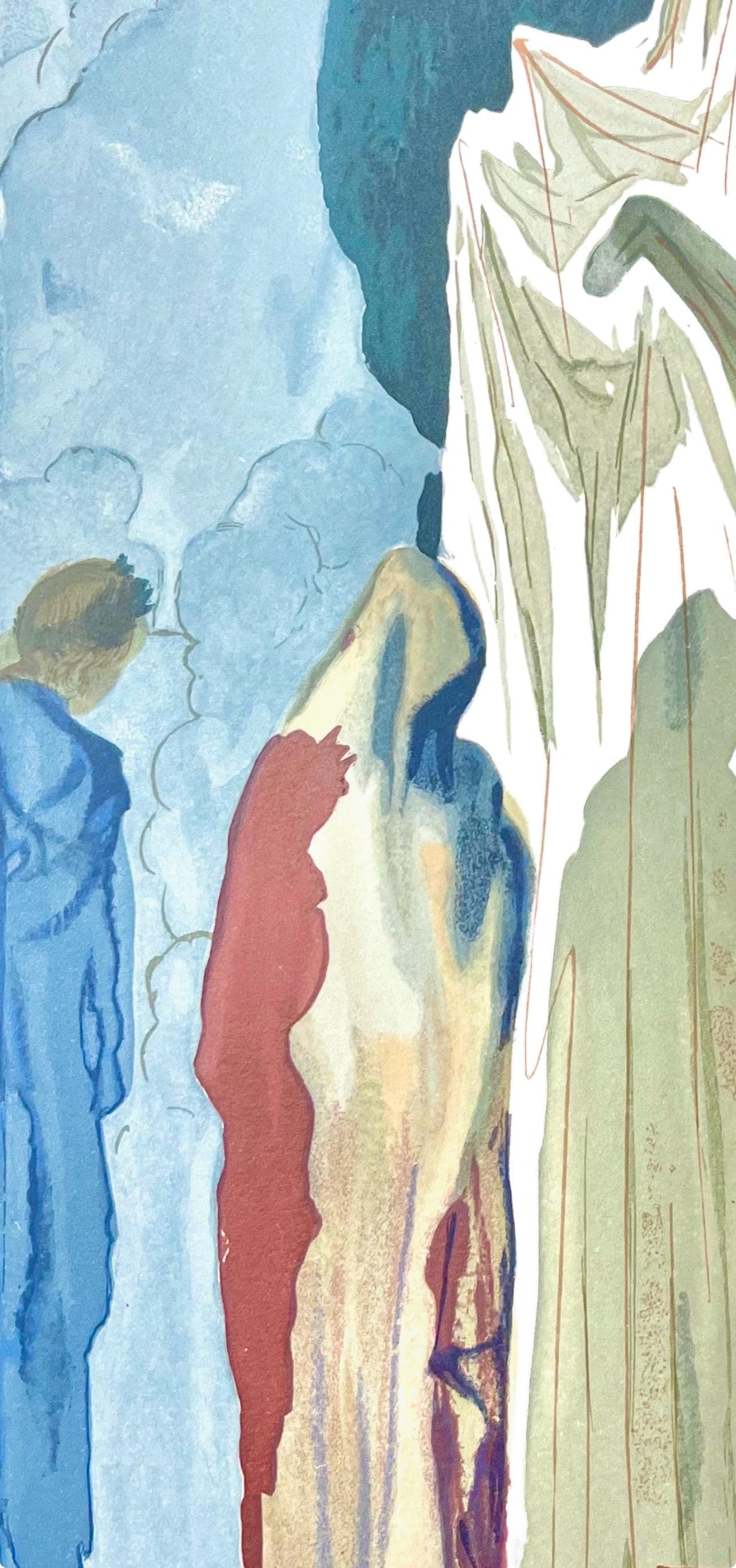 Salvador Dali, Hlle X (Michler/Lpsinger 1039-1138; Field 189-200), Die Gttliche Komdie, Signed,