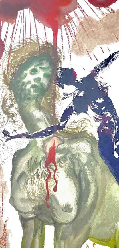 Salvador Dali, Hlle Xii (Michler/Lpsinger 1039-1138; Field 189-200), Die Gttliche Komdie, Signed,