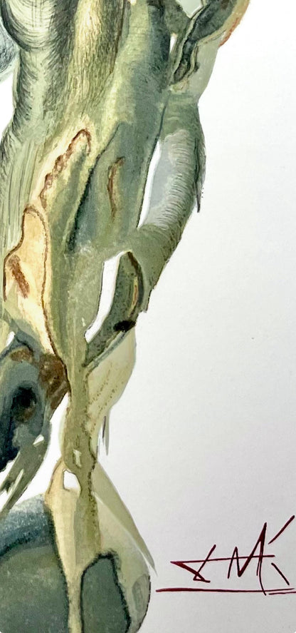 Salvador Dali, Hlle Xiii (Michler/Lpsinger 1039-1138; Field 189-200), Die Gttliche Komdie, Signed,