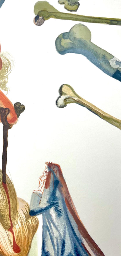 Salvador Dali, Hlle Xviii (Michler/Lpsinger 1039-1138; Field 189-200), Die Gttliche Komdie, Signed,