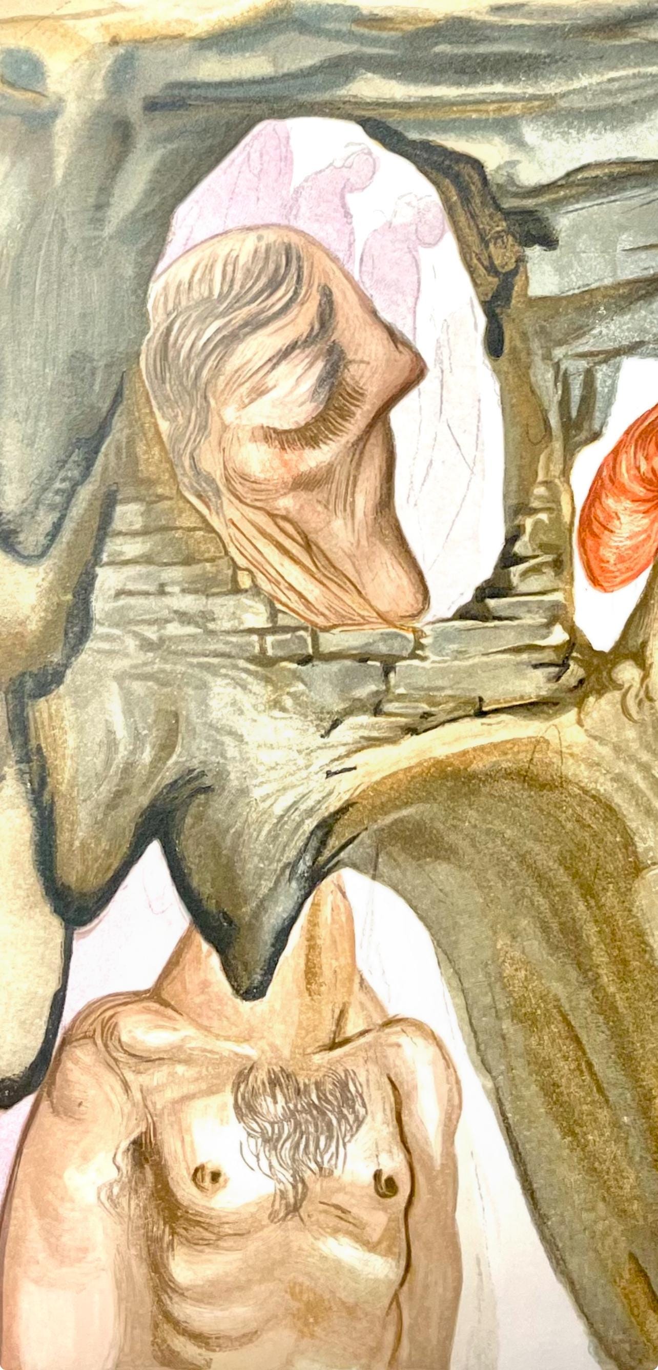 Salvador Dali, Hlle Xxii (Michler/Lpsinger 1039-1138; Field 189-200), Die Gttliche Komdie, Signed,