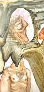 Salvador Dali, Hlle Xxii (Michler/Lpsinger 1039-1138; Field 189-200), Die Gttliche Komdie, Signed,