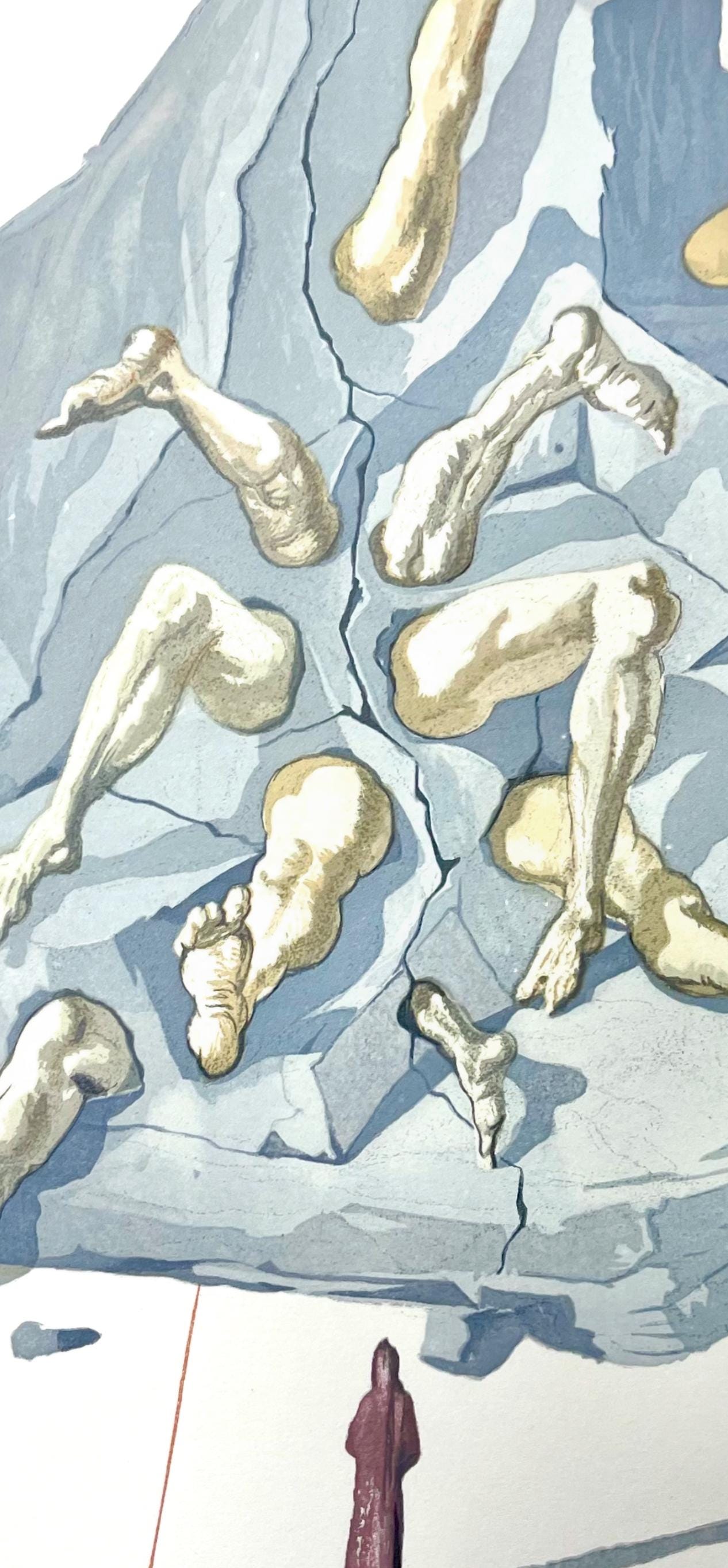 Salvador Dali, Hlle Xxvi (Michler/Lpsinger 1039-1138; Field 189-200), Die Gttliche Komdie, Signed,