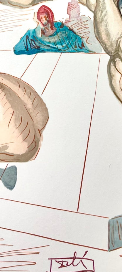 Salvador Dali, Hlle Xxix (Michler/Lpsinger 1039-1138; Field 189-200), Die Gttliche Komdie, Signed,