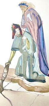 Salvador Dali, Hlle Xxxii (Michler/Lpsinger 1039-1138; Field 189-200), Die Gttliche Komdie, Signed,