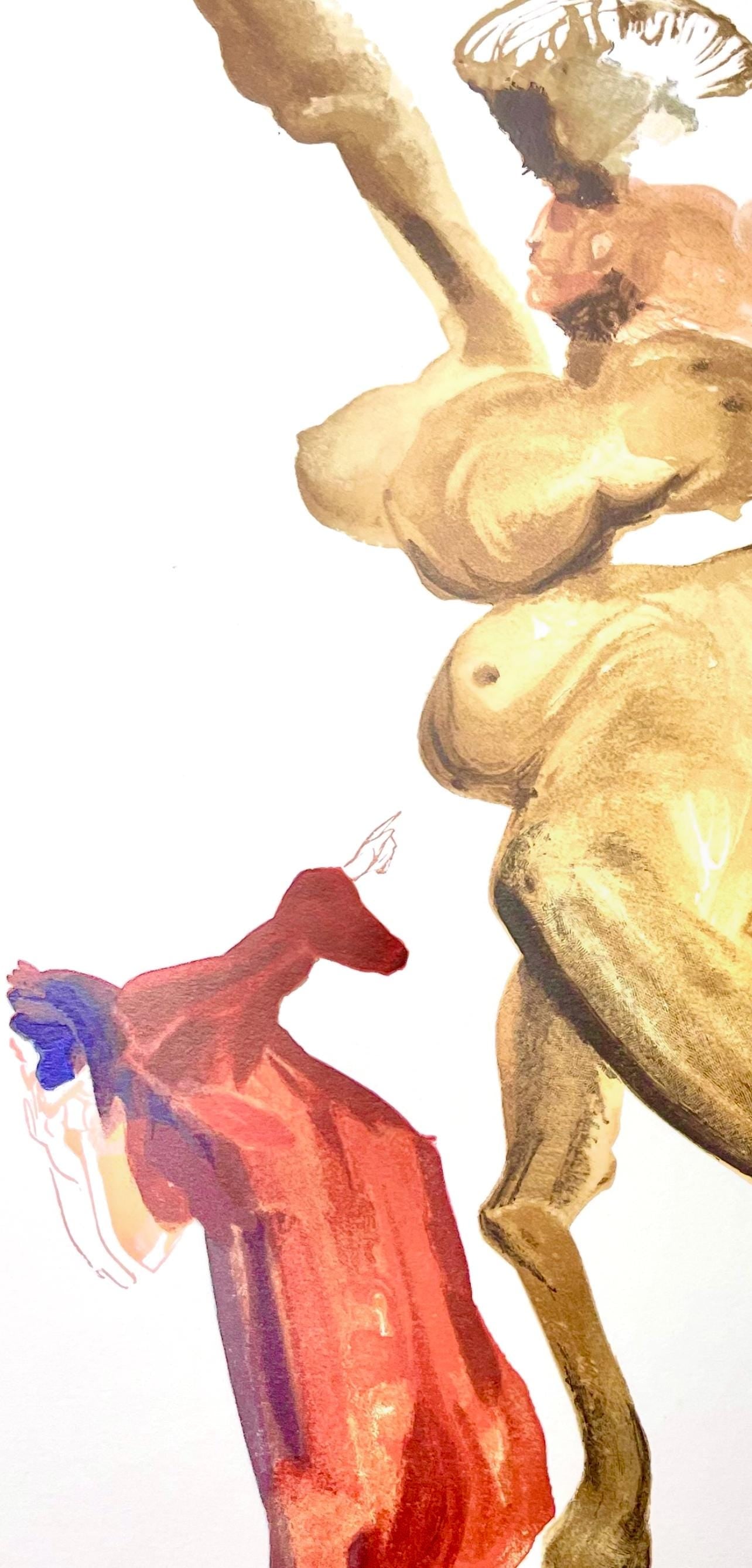 Salvador Dali, Hlle Xxxiii (Michler/Lpsinger 1039-1138; Field 189-200), Die Gttliche Komdie,