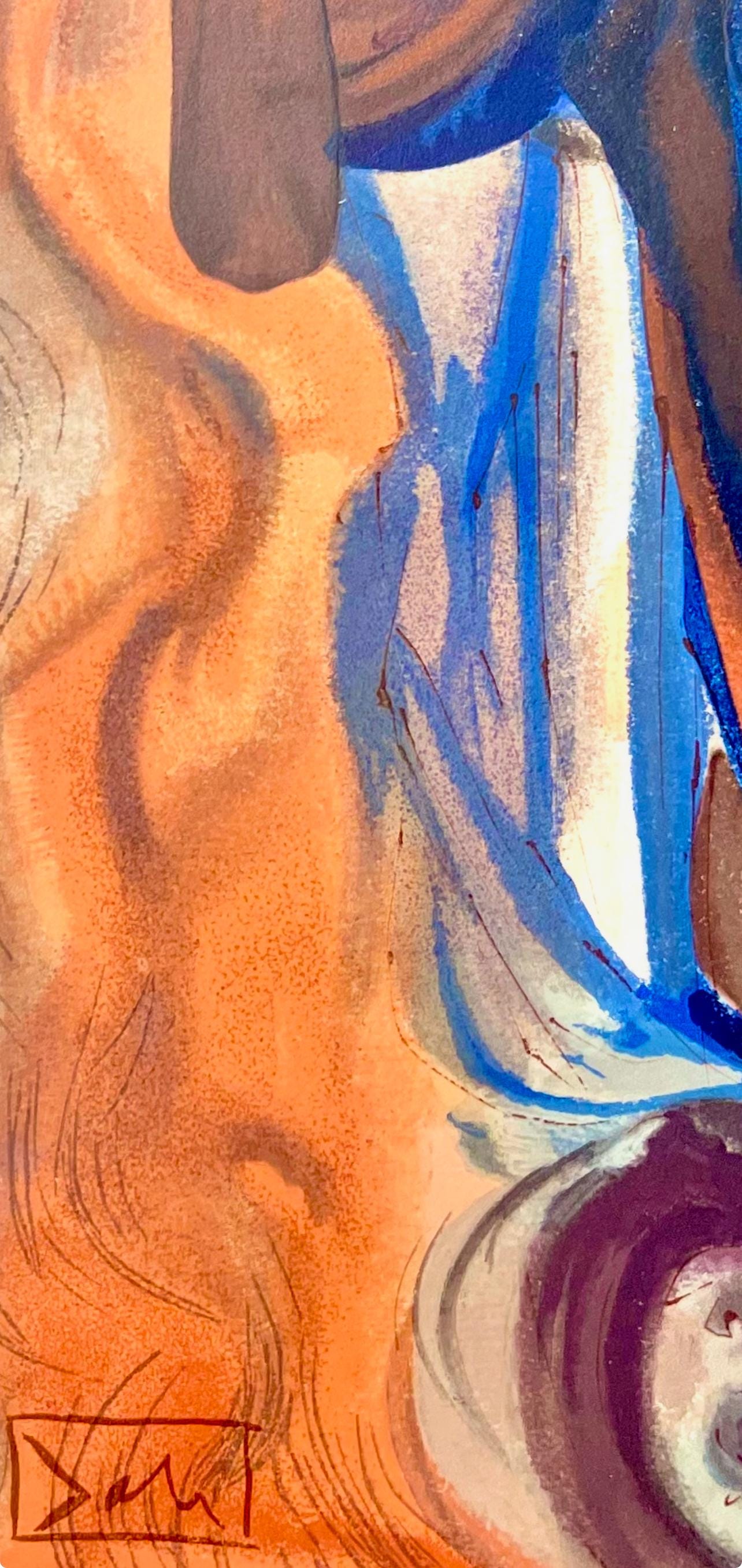 Salvador Dali, Hlle Xxxiv (Michler/Lpsinger 1039-1138; Field 189-200), Die Gttliche Komdie, Signed,