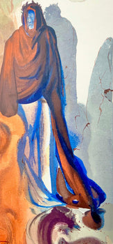 Salvador Dali, Hlle Xxxiv (Michler/Lpsinger 1039-1138; Field 189-200), Die Gttliche Komdie, Signed,