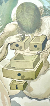 Salvador Dali, Fegefeuer I (Michler/Lpsinger 1039-1138; Field 189-200), Die Gttliche Komdie,
