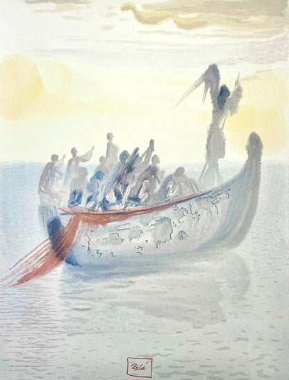 Salvador Dali, Fegefeuer Ii (Michler/Lpsinger 1039-1138; Field 189-200), Die Gttliche Komdie,