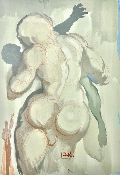 Salvador Dali, Fegefeuer Vi (Michler/Lpsinger 1039-1138; Field 189-200), Die Gttliche Komdie,