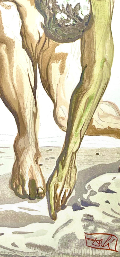 Salvador Dali, Fegefeuer Vii (Michler/Lpsinger 1039-1138; Field 189-200), Die Gttliche Komdie,