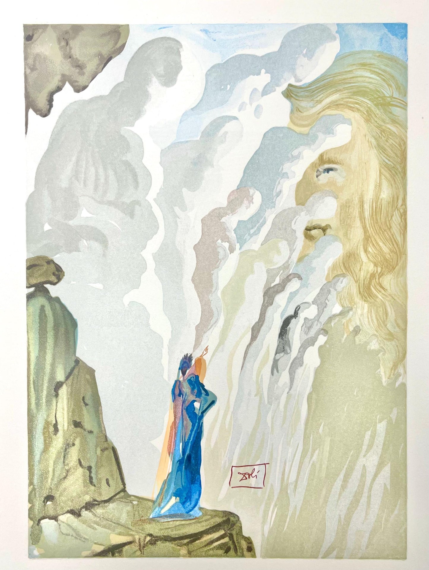 Salvador Dali, Fegefeuer Xii (Michler/Lpsinger 1039-1138; Field 189-200), Die Gttliche Komdie,