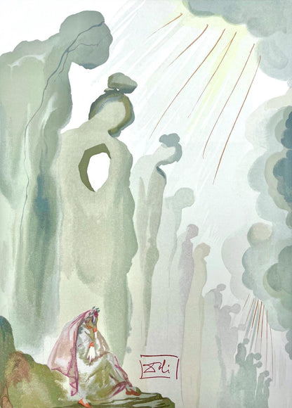 Salvador Dali, Fegefeuer Xiii (Michler/Lpsinger 1039-1138; Field 189-200), Die Gttliche Komdie,