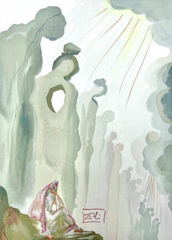 Salvador Dali, Fegefeuer Xiii (Michler/Lpsinger 1039-1138; Field 189-200), Die Gttliche Komdie,