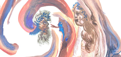 Salvador Dali, Fegefeuer Xviii (Michler/Lpsinger 1039-1138; Field 189-200), Die Gttliche Komdie,