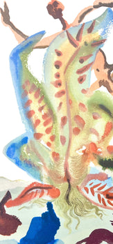 Salvador Dali, Fegefeuer Xxiii (Michler/Lpsinger 1039-1138; Field 189-200), Die Gttliche Komdie,