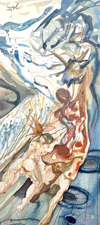 Salvador Dali, Fegefeuer Xxvi (Michler/Lpsinger 1039-1138; Field 189-200), Die Gttliche Komdie,