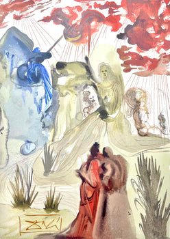 Salvador Dali, Fegefeuer Xxviii (Michler/Lpsinger 1039-1138; Field 189-200), Die Gttliche Komdie,