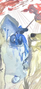 Salvador Dali, Fegefeuer Xxviii (Michler/Lpsinger 1039-1138; Field 189-200), Die Gttliche Komdie,