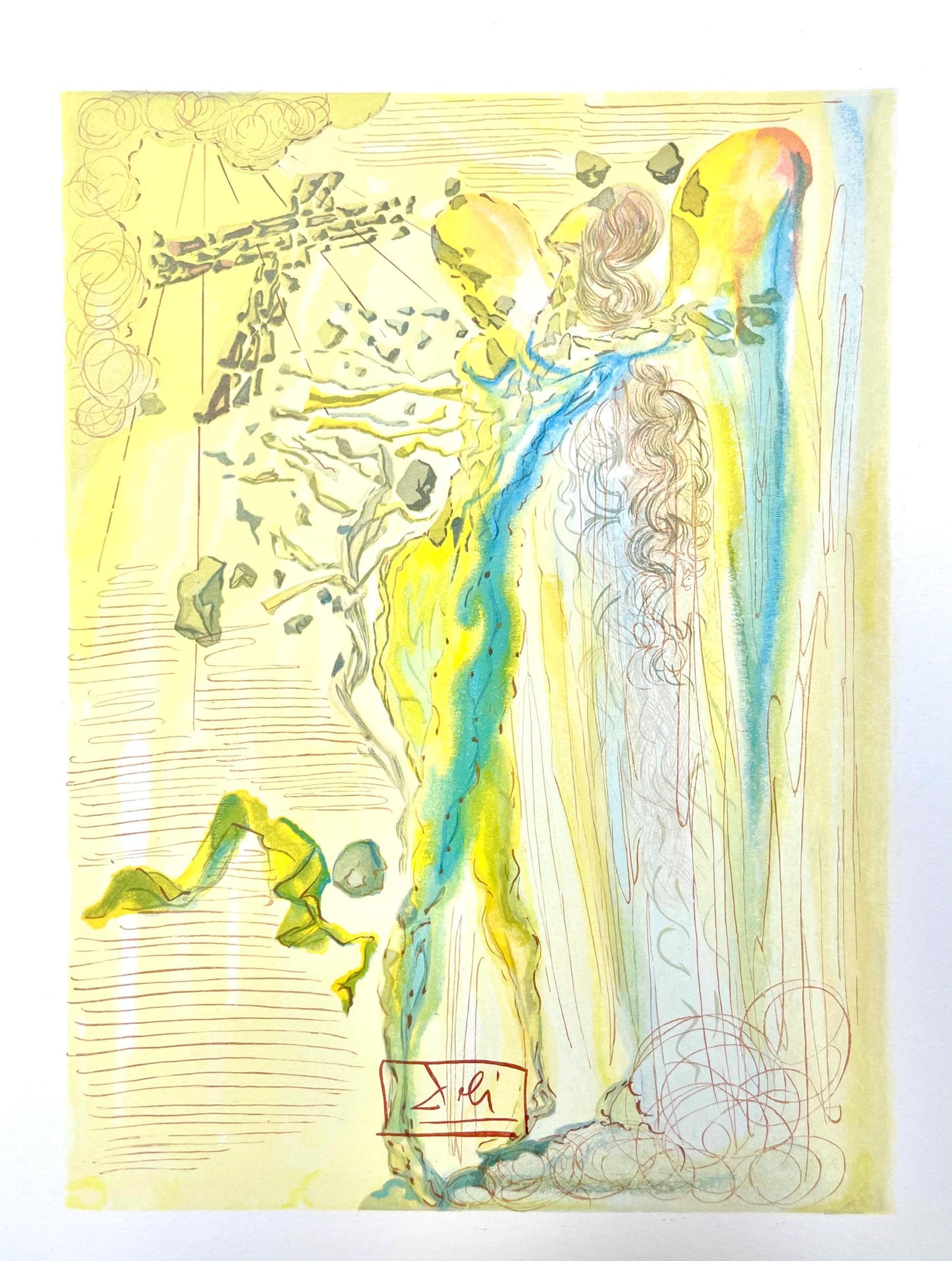 Salvador Dali, Paradies Xii (Michler/Lpsinger 1039-1138; Field 189-200), Die Gttliche Komdie,