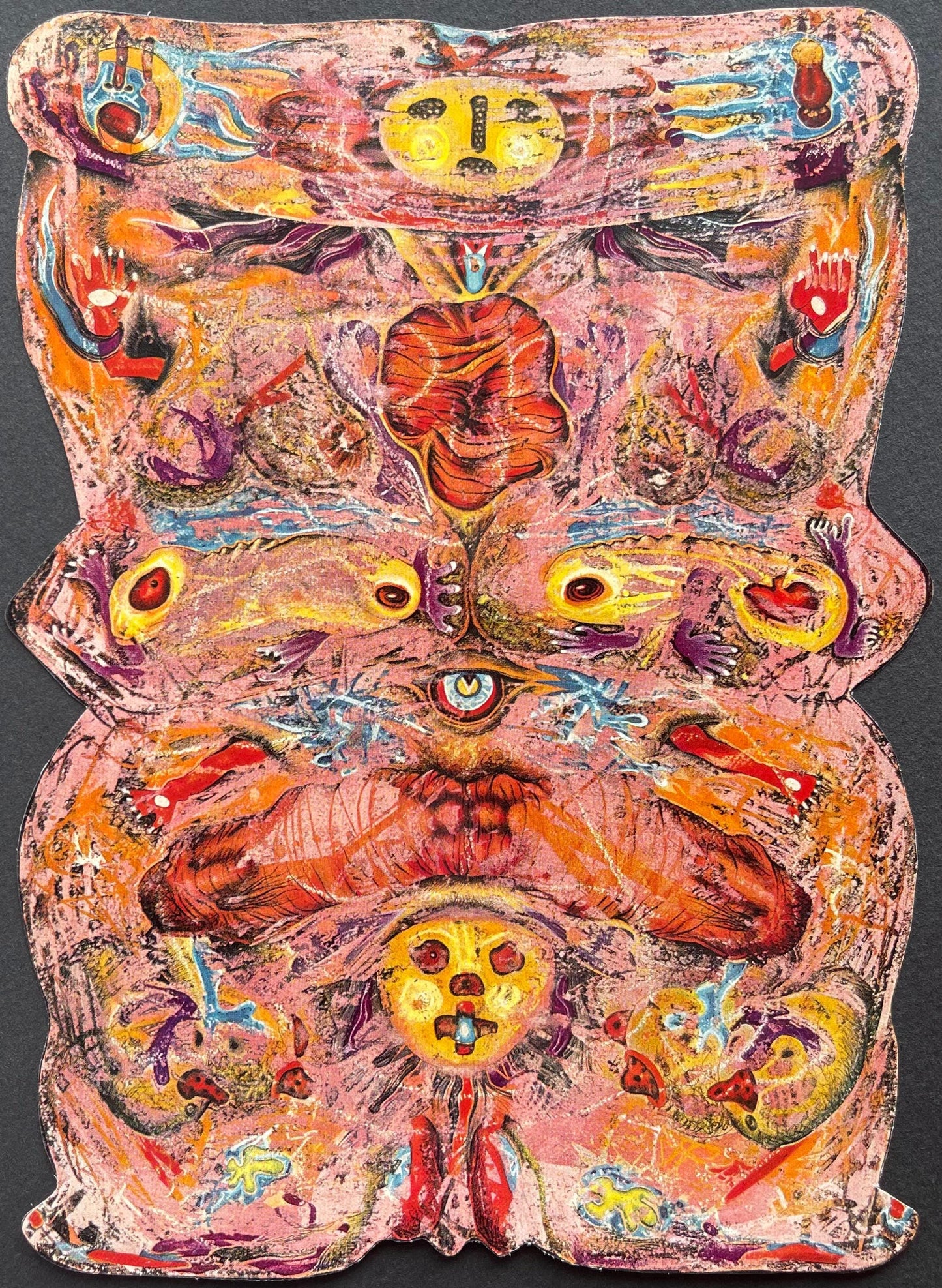 Alfonso Ossorio, Composition, Peintures Initiatiques D'Alfonso Ossorio, Collotype