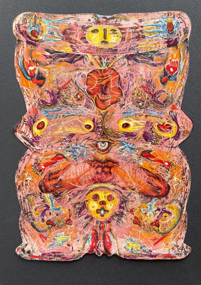 Alfonso Ossorio, Composition, Peintures Initiatiques D'Alfonso Ossorio, Collotype