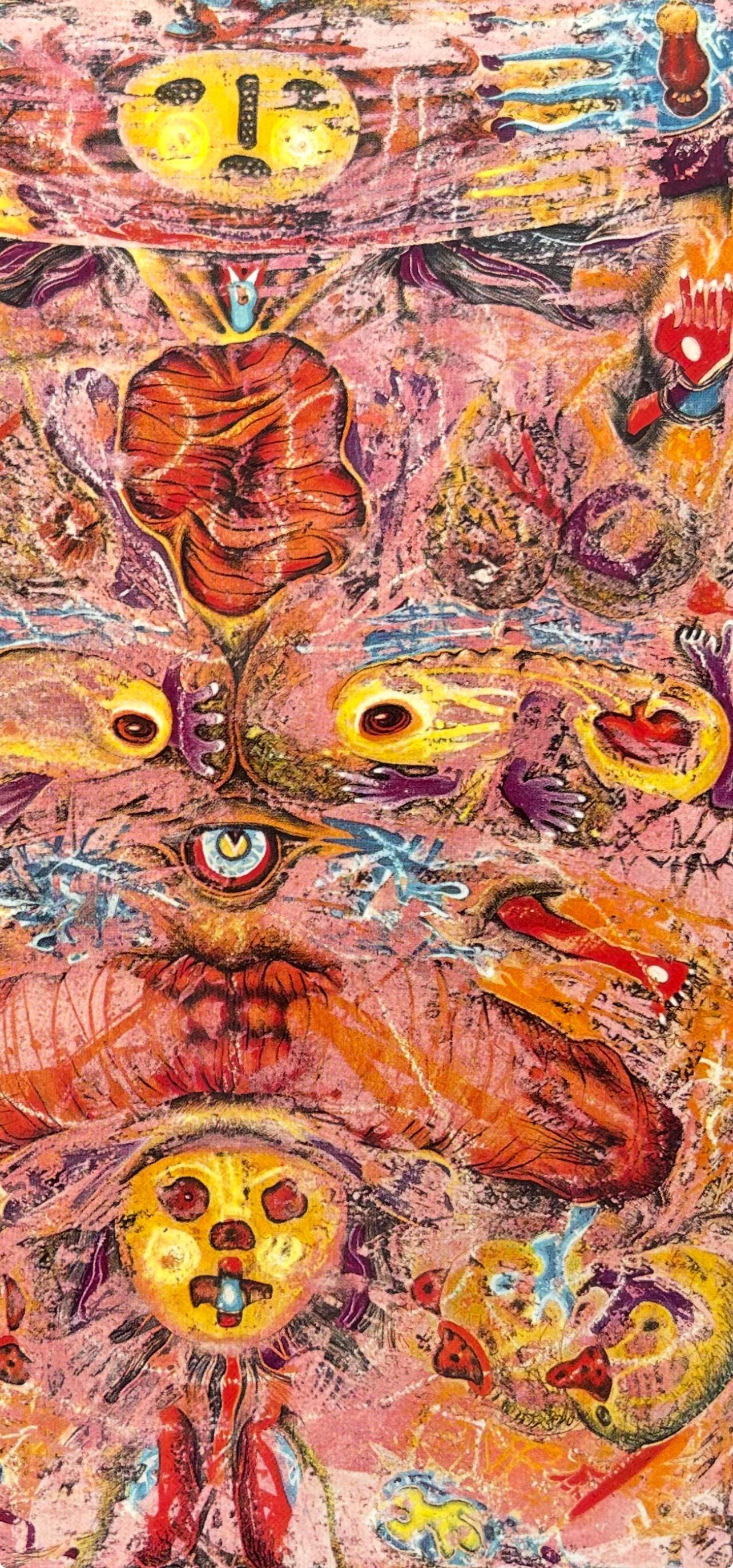 Alfonso Ossorio, Composition, Peintures Initiatiques D'Alfonso Ossorio, Collotype