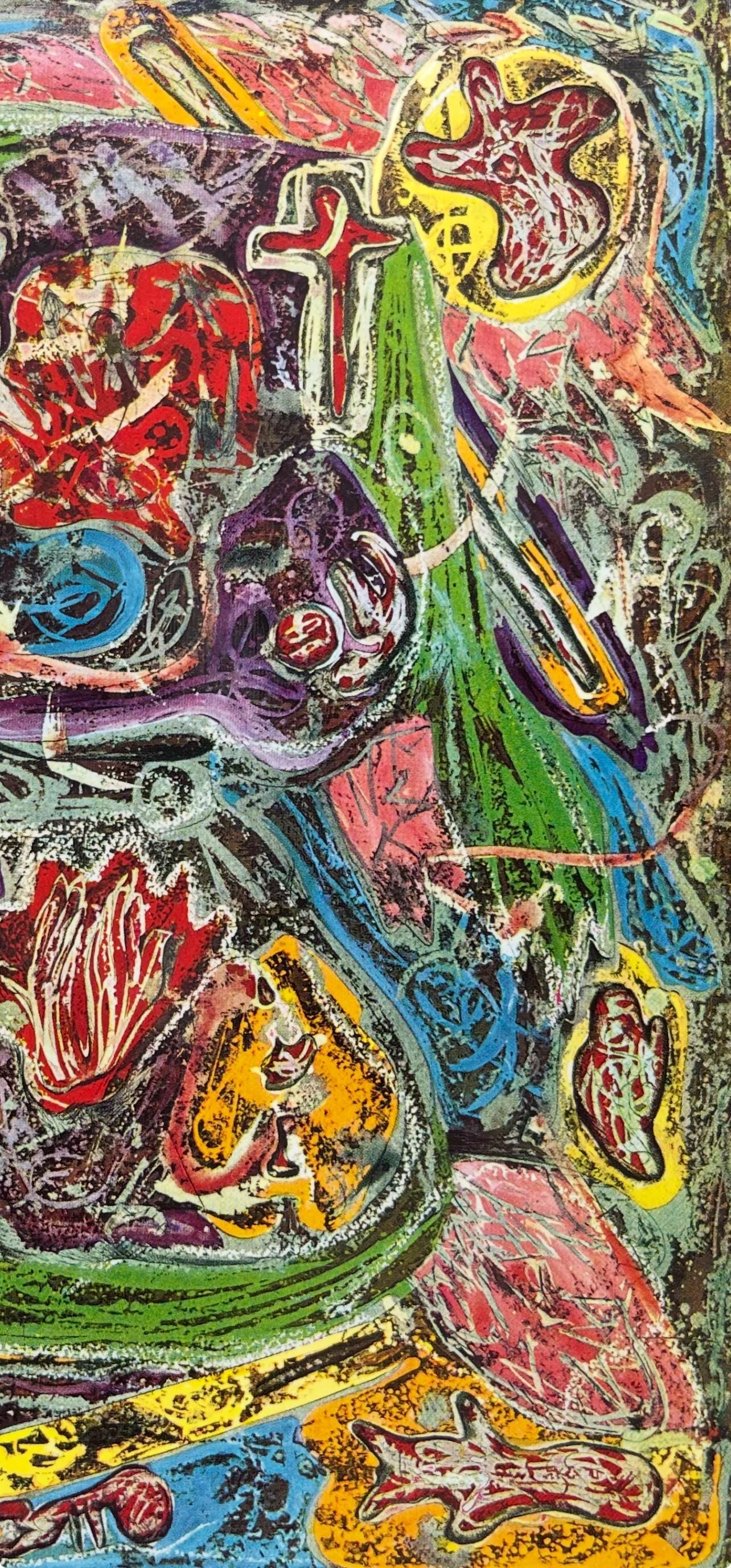 Alfonso Ossorio, Composition, Peintures Initiatiques D'Alfonso Ossorio, Collotype