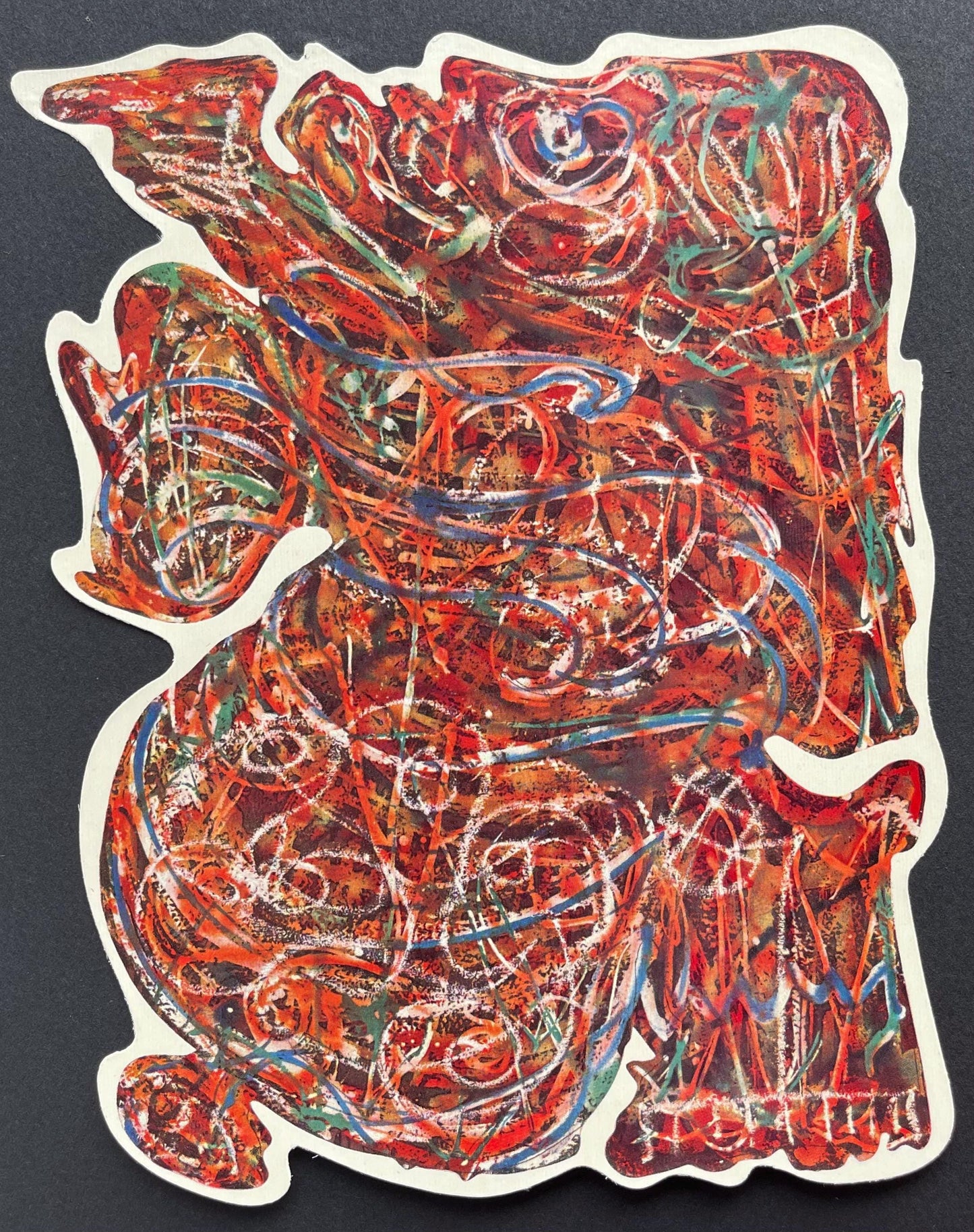 Collotype - Alfonso Ossorio - Composition - Peintures initiatiques d'Alfonso Ossorio