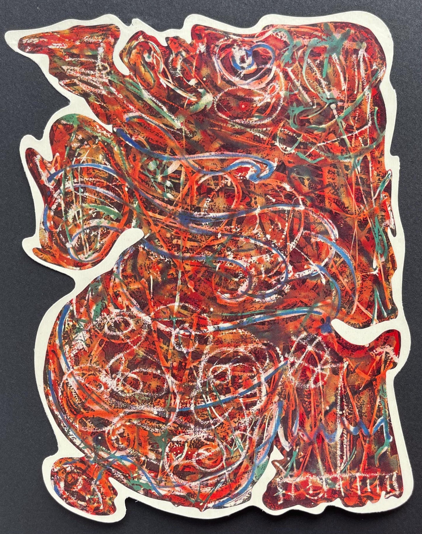 Collotype - Alfonso Ossorio - Composition - Peintures initiatiques d'Alfonso Ossorio