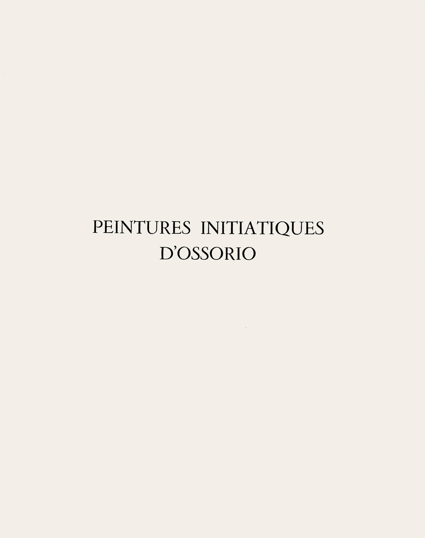 Collotype - Alfonso Ossorio - Composition - Peintures initiatiques d'Alfonso Ossorio