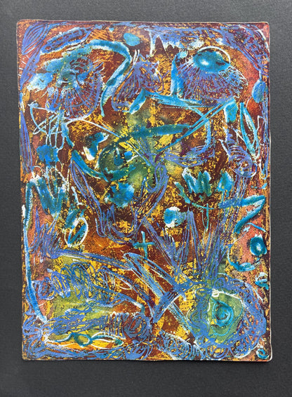 Collotype - Alfonso Ossorio - Composition - Peintures initiatiques d'Alfonso Ossorio