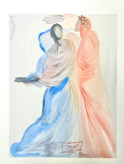 Salvador Dali, Paradies Xviii (Michler/Lpsinger 1039-1138; Field 189-200), Die Gttliche Komdie,