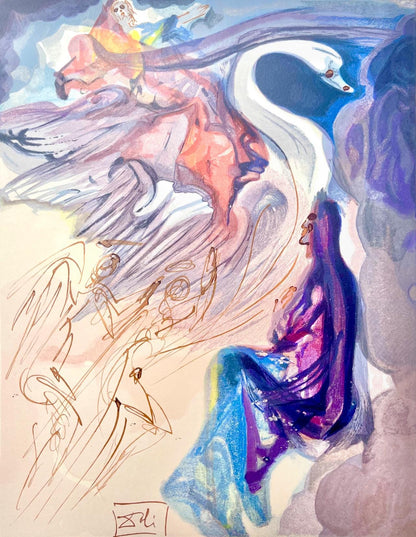 Salvador Dali, Paradies Xix (Michler/Lpsinger 1039-1138; Field 189-200), Die Gttliche Komdie,