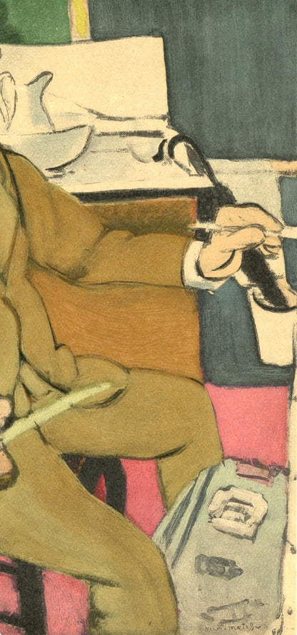 Henri Matisse, Portrait De Lartiste, Portraits Par Henri Matisse, Lithograph