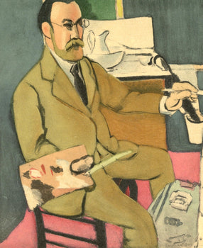 Henri Matisse, Portrait De Lartiste, Portraits Par Henri Matisse, Lithograph
