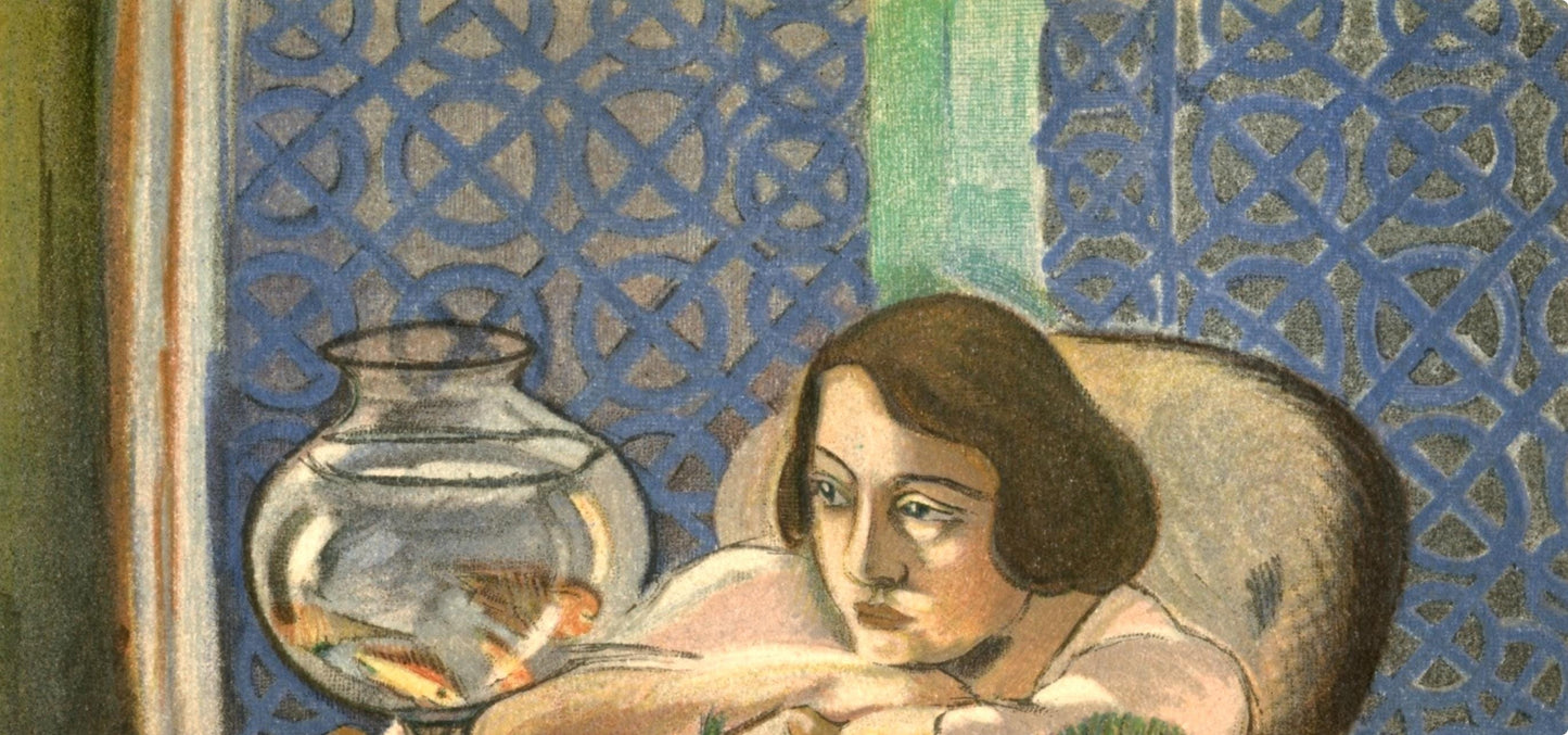 Henri Matisse, Mlle H.D., Portraits Par Henri Matisse, Lithograph