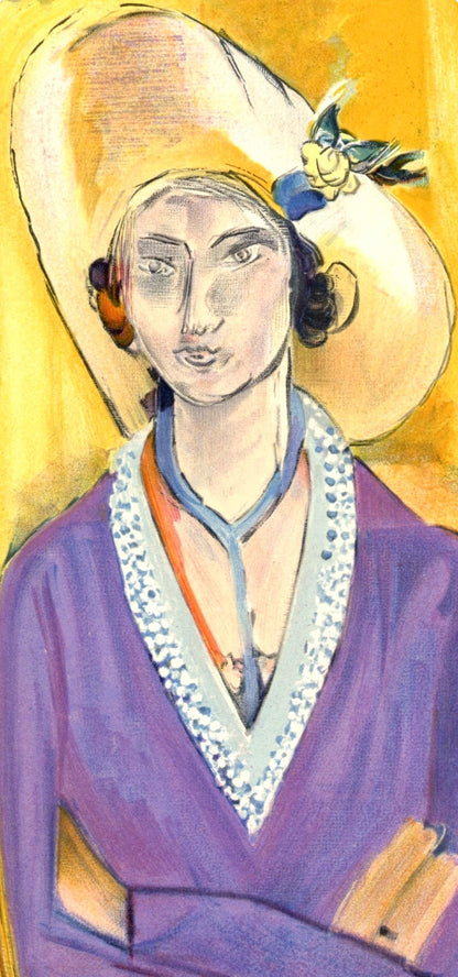 Henri Matisse, Mademoiselle L.L., Portraits Par Henri Matisse, Lithograph
