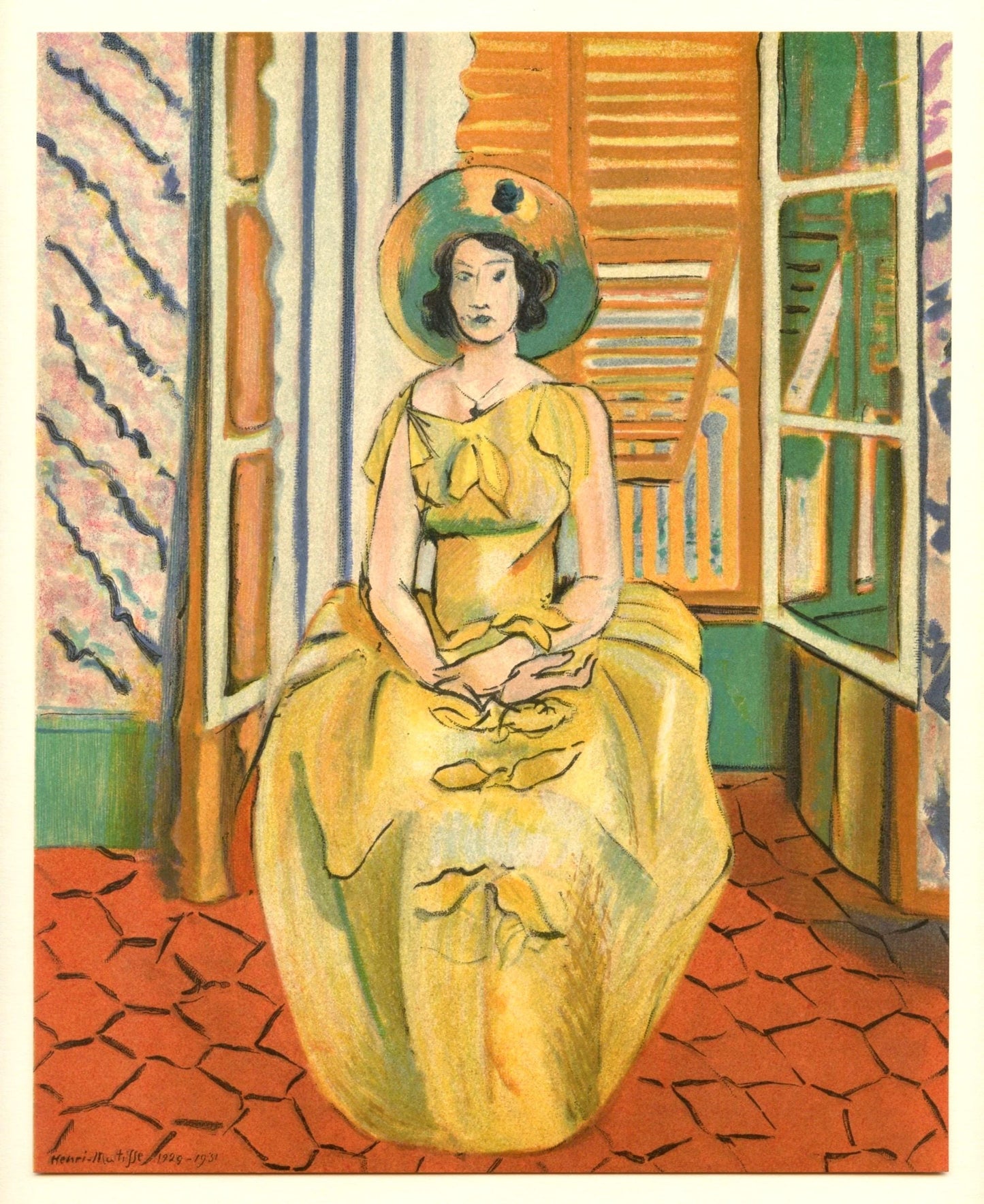 Henri Matisse, Mademoiselle L.L., Portraits Par Henri Matisse, Lithograph