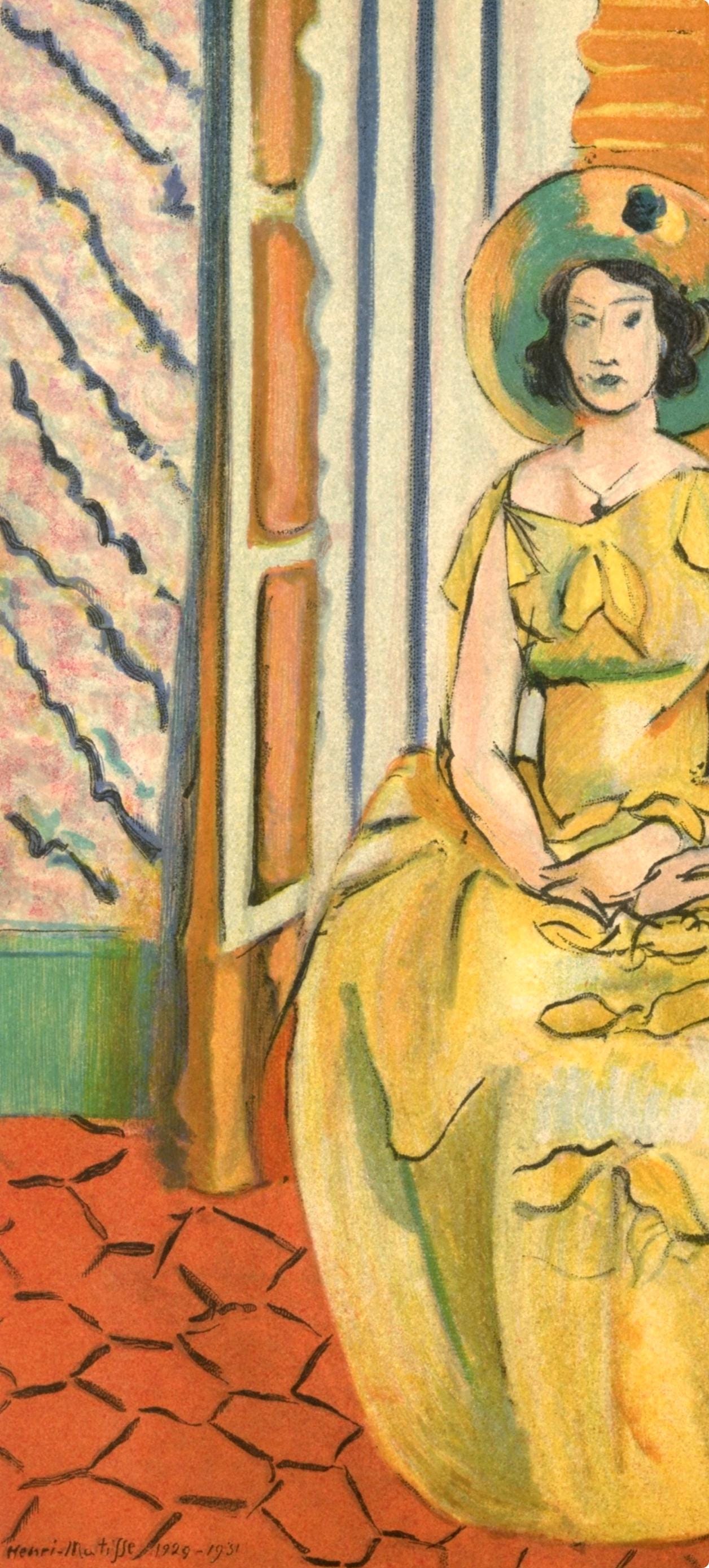 Henri Matisse, Mademoiselle L.L., Portraits Par Henri Matisse, Lithograph