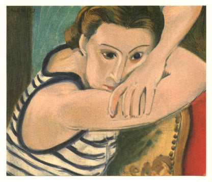 Henri Matisse, Madame L.D. Les Yeux Bleus, Portraits Par Henri Matisse, Lithograph