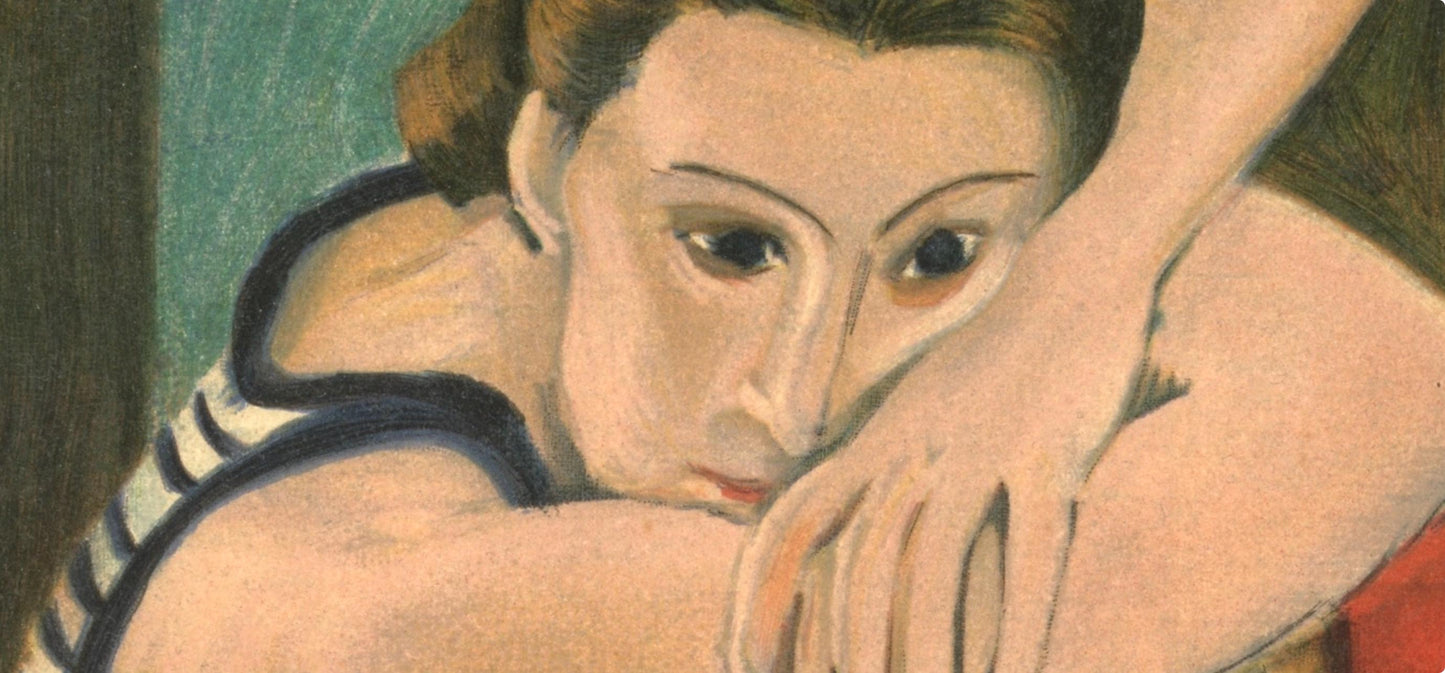 Henri Matisse, Madame L.D. Les Yeux Bleus, Portraits Par Henri Matisse, Lithograph