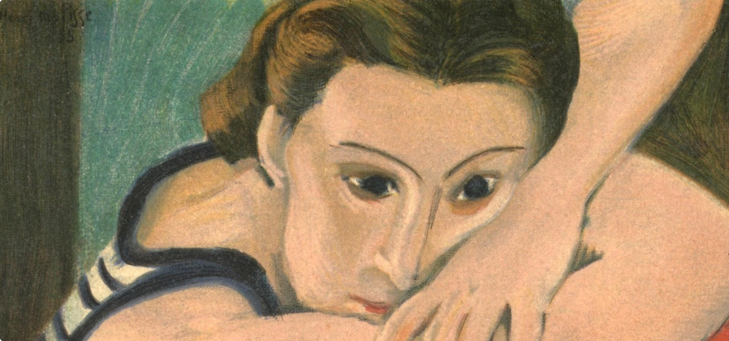 Henri Matisse, Madame L.D. Les Yeux Bleus, Portraits Par Henri Matisse, Lithograph