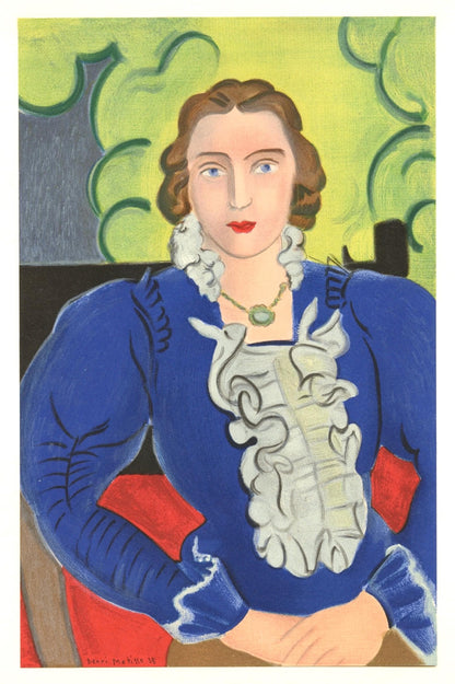 Henri Matisse, Madame L.D., Portraits Par Henri Matisse, Lithograph