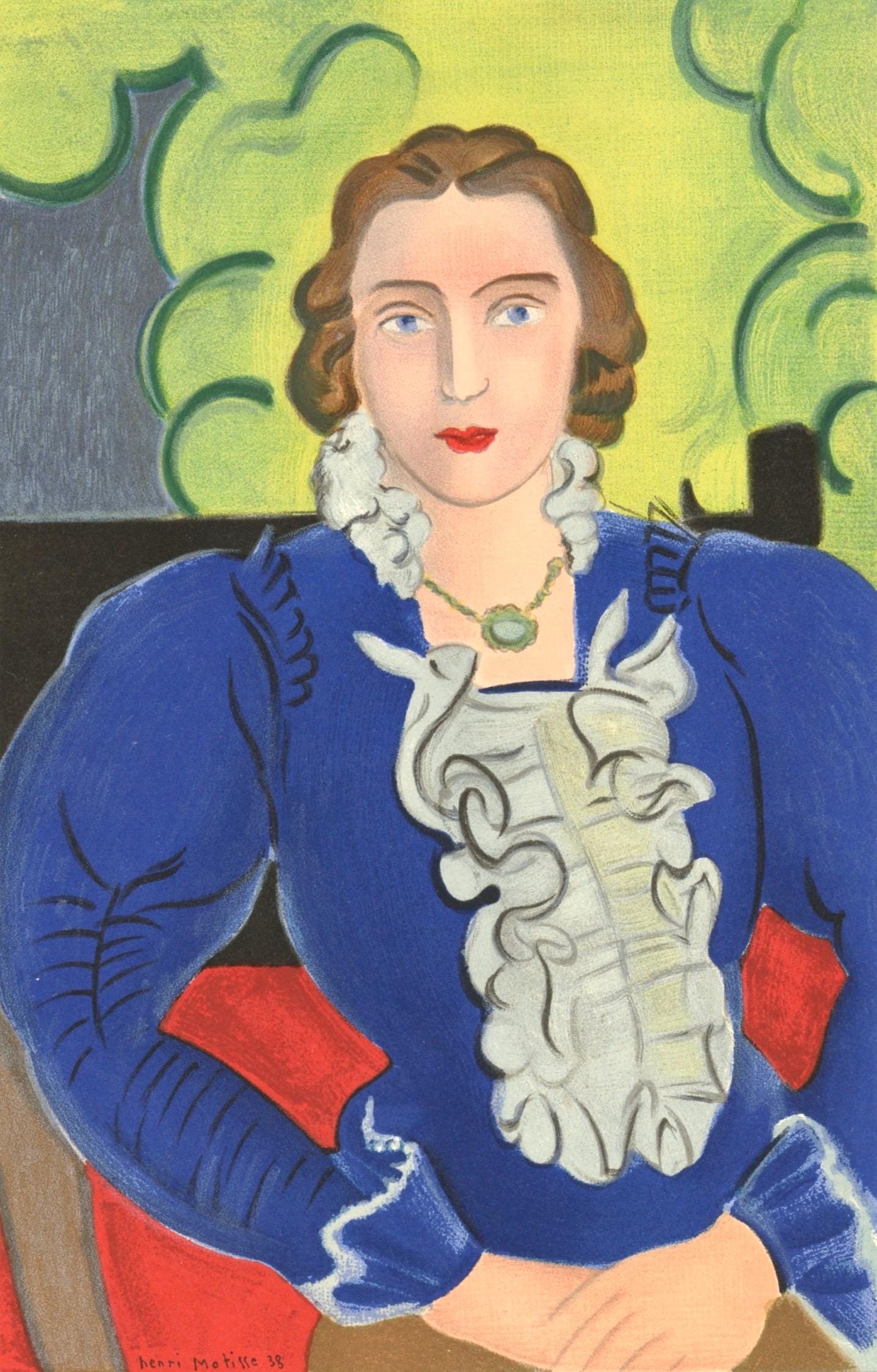 Henri Matisse, Madame L.D., Portraits Par Henri Matisse, Lithograph