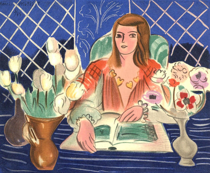 Henri Matisse, Mademoiselle A.N., Portraits Par Henri Matisse, Lithograph
