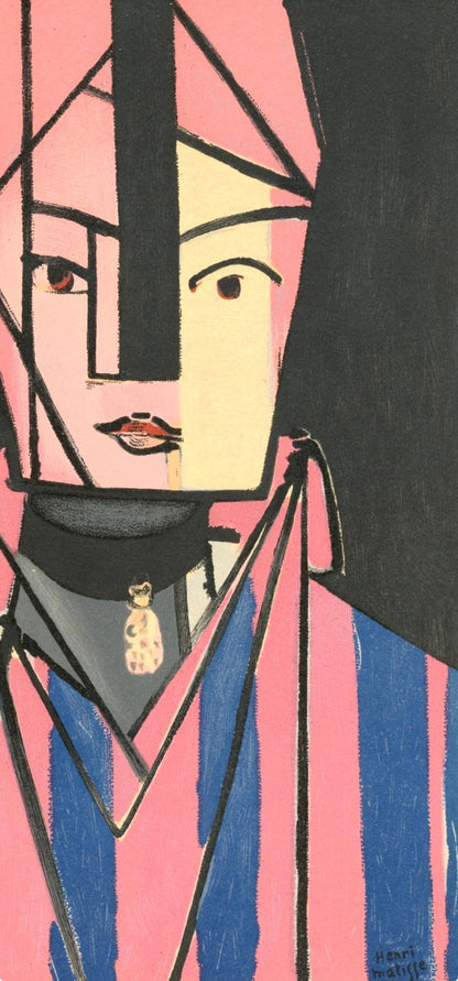 Henri Matisse, Tte Blanche Et Rose, Portraits Par Henri Matisse, Lithograph